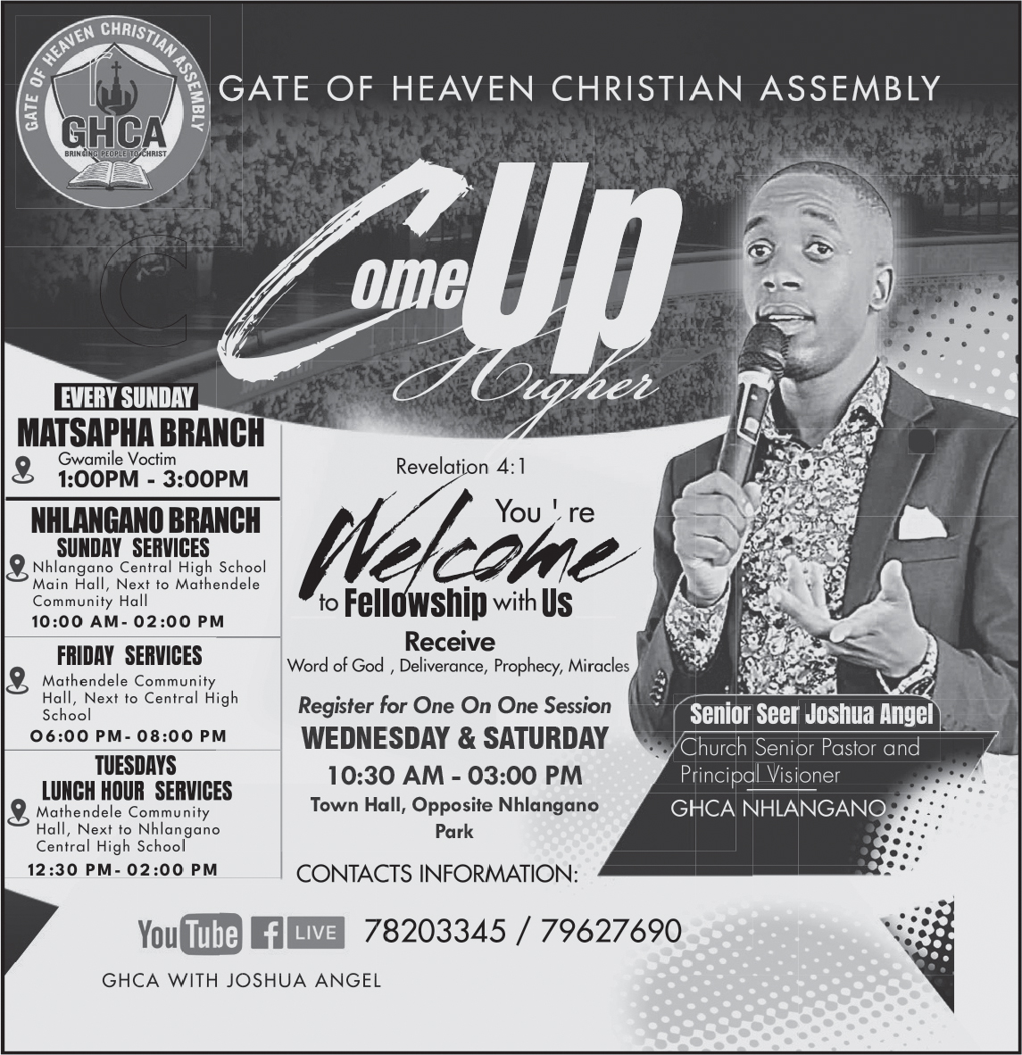 GHCA to host Shiloh Experience All-Night Prayer